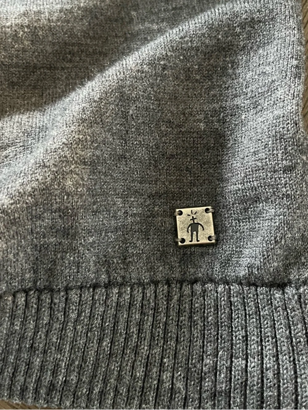 Smartwool‎ Men's Charcoal Gray Half-Zip Merino Sweater Size Large